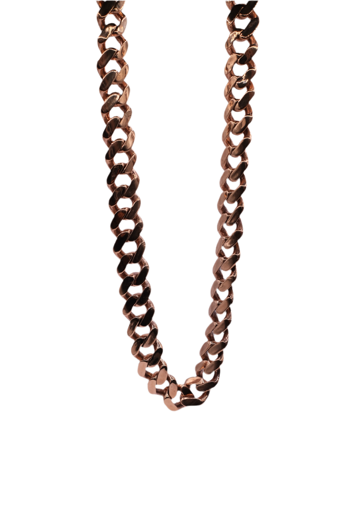 9ct Rose Gold Cuban Necklace