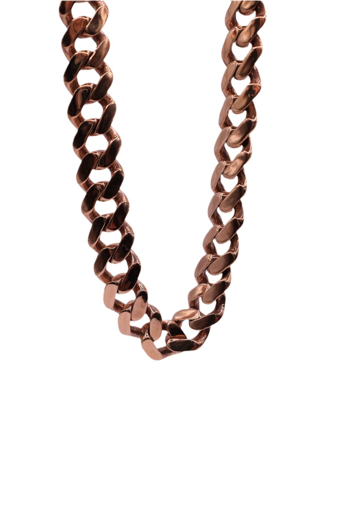 9ct Rose Gold Cuban Necklace