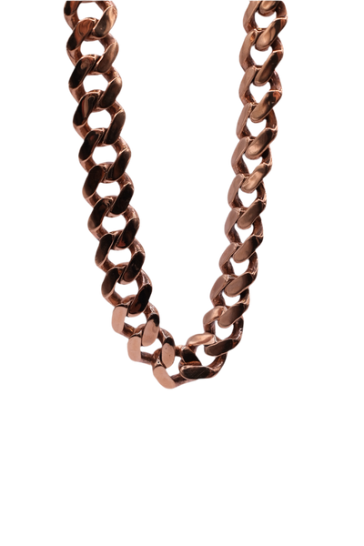 9ct Rose Gold Cuban Necklace