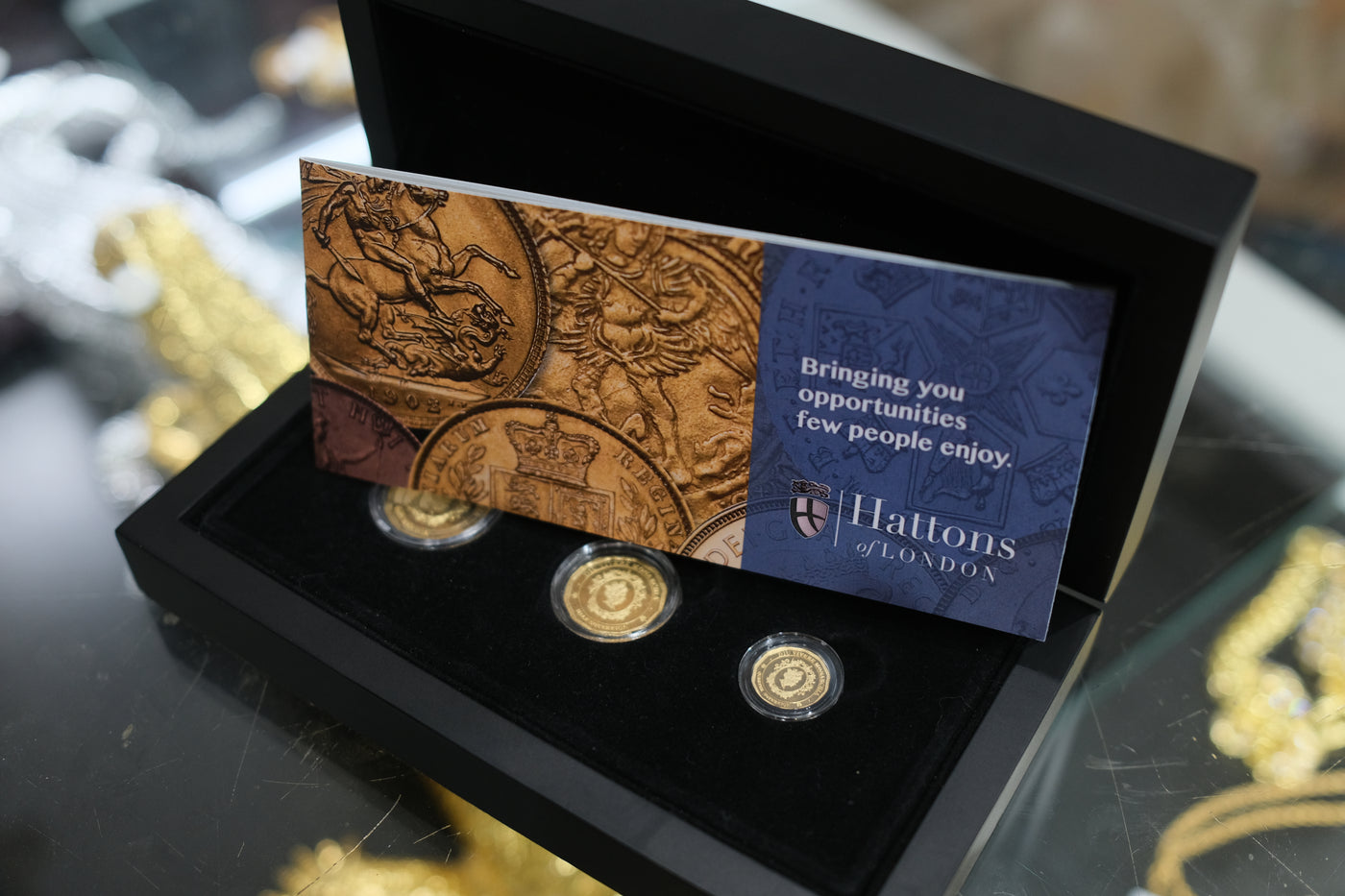 Tristan da Cunha, 3-Coin Gold Proof Set 2017