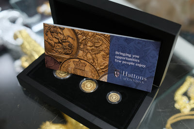 Tristan da Cunha, 3-Coin Gold Proof Set 2017