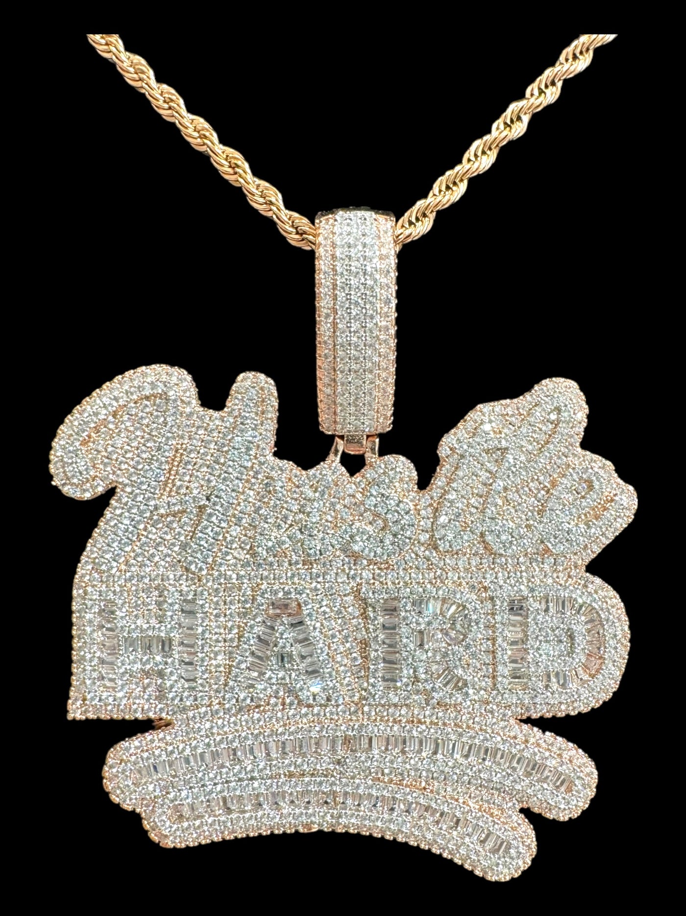 Hustle Hard Pendant & Chain