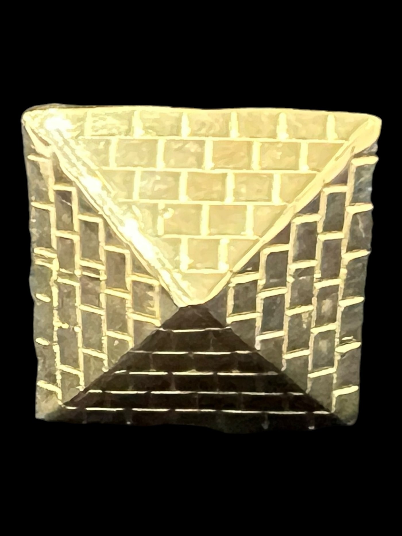 9CT PYRAMID RING